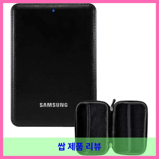 삼성전자 외장하드 J3 Portable 파우치 포함, 1TB, 블랙