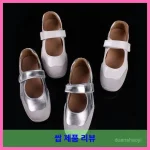 여성 키높이 메리제인 슈즈 스니커즈 소프트 가죽 캐주얼 신발 대표 이미지